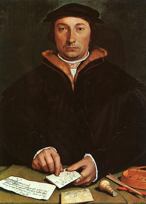 Portrait of Dirck Tybis, Hans Holbein